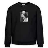 Silence Baskılı Premium Oversize Sweatshirt